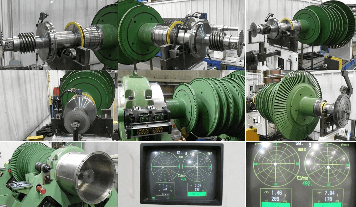 A collage of photos showing various machines and equipment.